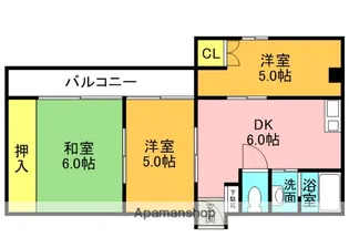 マンションアンナス【101号室】の間取り