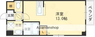 パーラム守口【5階】の間取り