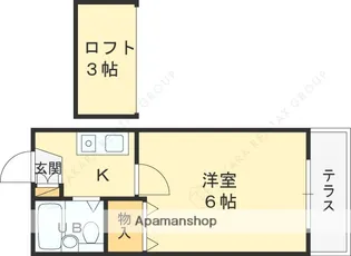 ベリオ四條畷【1階】の間取り