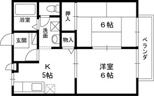 ハイツルーラル【202号室号室】の間取り