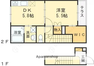 セラフィーメゾン香里園【212号室】の間取り