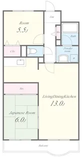 ラフィーネ香里園【3階】の間取り