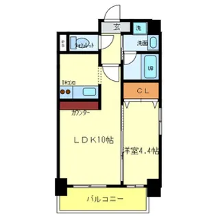 PRESTANCE香里【10階】の間取り