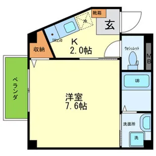 ノーブルコート【2階】の間取り