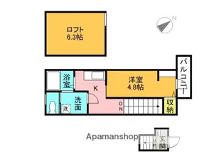 あんしん石津南町08−4005【2階】の間取り