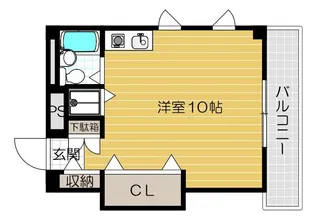アメニティハイツ忍ケ丘【308号室号室】の間取り