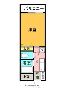 フリーディオ木屋元町【1階】の間取り