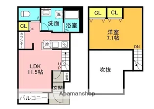 50【1階】の間取り