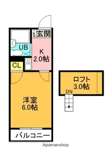 レオパレス寝屋川第10【204号室】の間取り