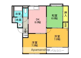 Mクレール A棟【2階】の間取り