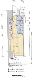 1Kの間取り画像