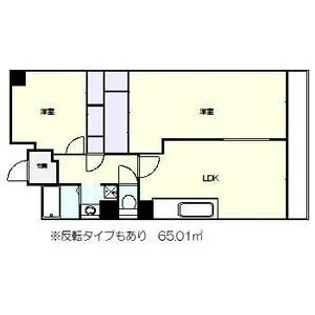 サニーヒル忍ケ丘【101号室】の間取り