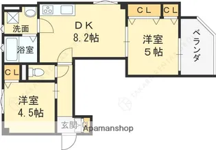 スリール明和Ⅰ【302号室】の間取り