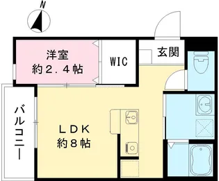 リアフラッツ香里園NORTH【304号室号室】の間取り