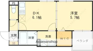 大阪府門真市元町【アパート】の間取り