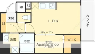 Krystal FimethⅡ番館【7階】の間取り