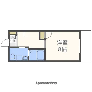 大阪府大阪市淀川区西中島2丁目【マンション】の間取り