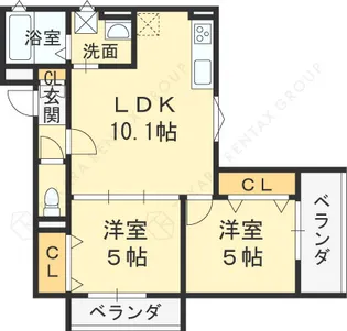 ピレーネ中野本町【1階】の間取り