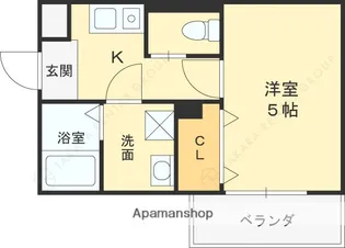 レアリゼ門真【1階】の間取り