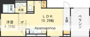 キャルムコート高槻富田【2階】の間取り