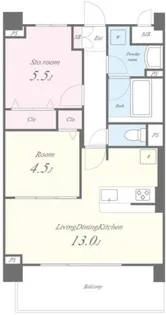 仮称)高槻市大手町PJ【1階】の間取り