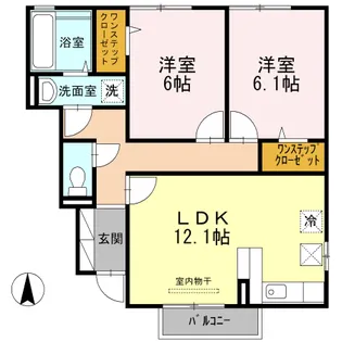 プリマベーラ【1階】の間取り