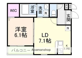 フジパレス大和田Ⅱ番館【105号室】の間取り