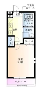 フジパレス忍ケ丘Ⅰ番館【1階】の間取り