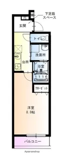 フジパレス忍ケ丘Ⅱ番館【3階】の間取り