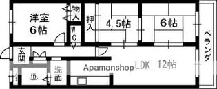 大阪府高槻市大蔵司3丁目【マンション】の間取り