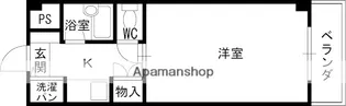 大阪府高槻市大畑町【マンション】の間取り