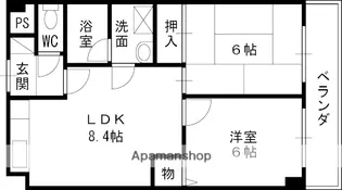 エルブ・クール【1階】の間取り