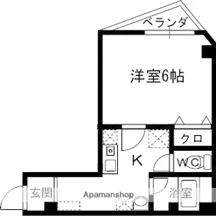 千里ハウジングSH2【3階】の間取り