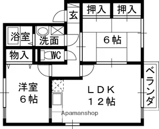 ハイツコヘイ【1階】の間取り