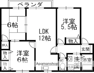 ソレイユ・ルボンⅠ【1階】の間取り
