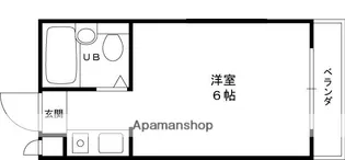 池田マンション【503号室】の間取り