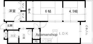 長楽ビル【8階】の間取り