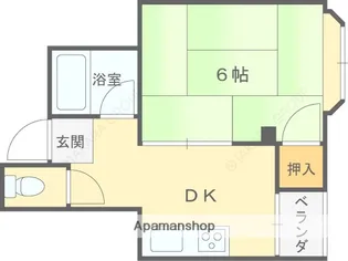 羊燈館メゾン香里園緑町【202号室】の間取り