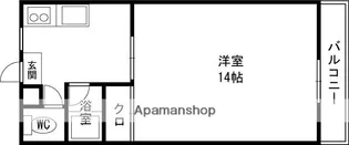発春八坂ハイツ【305号室】の間取り