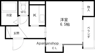 清水マンションⅡ【202号室】の間取り