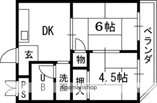 グリーンコーポラス【2階】の間取り