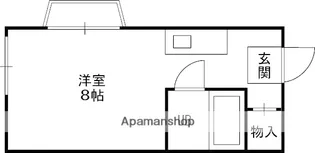 アクティ大和10【3B号室】の間取り
