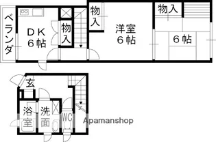 エクセレント桜が丘【201号室】の間取り
