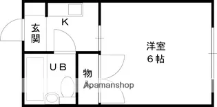 川村ハイツ【103号室】の間取り