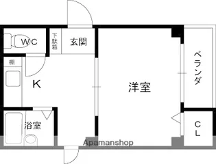 パークロード有馬【5階】の間取り