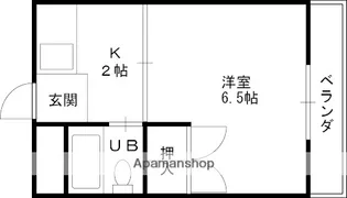 セントラル星丘【2階】の間取り