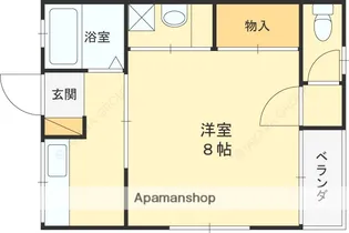 コーポ秋【2階】の間取り