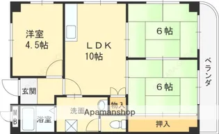 グラシエール門真【501号室】の間取り