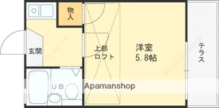 ハーモニープレイス香里ノース【204号室】の間取り