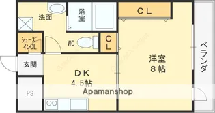 レオンズビル【8階】の間取り